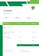 Green White Invoice Business Template - Clean & Professional Invoice Design for Efficient Financial Management 1