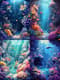 Bubbletopia Cheerful Coral Kingdom - Vibrant Cartoony Fantasy Art for Creative Projects and Storytelling 5