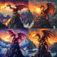 Winged Dragon Pixel Character Art - Vibrant Pixel Art Fantasy Creature for Game Developers and Pixel Art Enthusiasts 3