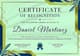 Elegant Award Certificate - Blue & Gold Accents - Professional Certificate Template for Education and Training Achievements 5