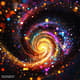 Cosmic Spark Swirl - Hypnotic Light Vortex Motion Graphics Overlays for Creators and Filmmakers 1