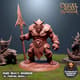 Ogre Beast Warrior STL - Detailed 3D Printing Model for Fantasy Creators and Hobbyists 1