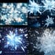 Frozen Burst Pack - 8 Snowflake Explosion FX - Cinematic Snowflake Motion Graphics Overlays for Video Creators and Editors 1