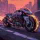 Futuristic Motorcycle Pixel Art - Retro-Inspired Pixel Art Vehicles for Game Developers and Digital Artists 6