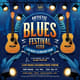 Blues Festival Flyer Template - Live Music Celebration Theme - Versatile Marketing Design for Events and Promotions 5