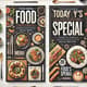 Food Menu Banner - Today's Special Social Media Design - Engaging Multi-Platform Ad Templates for Food Businesses and Marketers 2025 1
