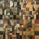Cubist Abstract Grid - Muted Earth Tones - Contemporary Abstract Expressionism Art for Modern Interiors and Creative Spaces 5