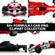 54+ Formula 1 Car PNG Clipart Collection - Dynamic Racing Car Graphics for Designers and Motorsport Projects 3