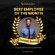 Gold Black IG Post Employee Recognition - Elegant Social Media Template for Celebrating Top Performers 3