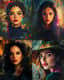Oil Painting Effect Digital Portrait of a Woman - Expressive Studio-Style Digital Portrait with Classic Oil Painting Charm for Creators 5