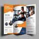 Modern Fitness Club Trifold Brochure - Editable PSD Template - Sleek Marketing Design for Fitness Brands and Health Campaigns 1