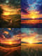 Country Sunset Peace - Serene Landscape Art for Relaxing Ambience and Creative Spaces 3