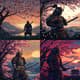Samurai in Armor Pixel Character - Vibrant Pixel Art for Game Developers and Digital Creators 4