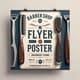 Barber Shop Flyer & Poster Template - Classic Grooming Promo - Timeless Marketing Design for Barbers and Salons 5