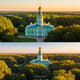 Pavlovsky Park Palace Russia - Cinematic Urban Architecture Stock Video for Creative Storytelling and Visual Projects 6