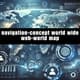 MotionGlyph AI Studio Navigation Concept World Wide Web World Map - Cinematic Motion Graphics for Digital Storytelling and Interactive Media 1