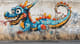 Playful Cartoon Dragon Graffiti - Vibrant Street Art Characters for Urban Creatives and Visual Storytelling 6