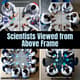 Scientists Viewed from Above Frame - Cinematic Educational Stock Video for Science & Medical Content Creators 6