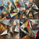 Geometric Abstract Overlapping Polygons - Modern Geometric Abstract Art for Creative Spaces and Contemporary Decor 3