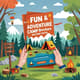 Fun & Adventure Camp Brochure for Kids - Playful Marketing Template for Engaging Youth Campaigns 4