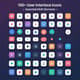 100+ User Interface Icons - Essential UIUX Elements for Modern Digital Design and Intuitive Navigation 1