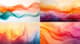 Warm Gradient Abstract Wall Art with Blended Hues - Contemporary Abstract Art for Modern Interiors and Creative Spaces 1