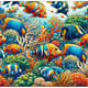 Swimming Fish - Underwater Laptop Skin - Vibrant Aquatic Design for Personalizing and Protecting Your Laptop 5