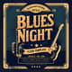 Blues Night Flyer Template - Vintage Music Night Design - Classic Promotional Template for Musicians & Event Marketers 4