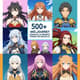 500+ Anime AI Prompts - MidJourney Character Design Kit - Creative AI-Powered Anime Character Concepts for Artists and Designers 3