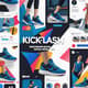 KickFlash Shoe Brand Social Media Kit - Animated Social Media Templates for Dynamic Footwear Marketing Campaigns 3