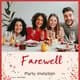 Friends Photo Farewell Party Invitation - Elegant GoodbyeWave Studio Template for Heartfelt Farewell Events 5