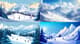 Powder Peak Alpine Winter Sports - Immersive Digital Seasonal Environments for Nature Artists and Game Creators 4