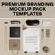 Premium Branding Mockup Pack Templates - Professional Brand Identity Presentation for Designers and Marketers 3