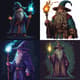 Fantasy Wizard Pixel Avatar - Vibrant Pixel Art Character for Games, Profiles, and Creative Storytelling 5