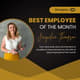 Black Gold Modern Best Employee Certificate - Elegant Recognition Design for Corporate Excellence and Team Motivation 3