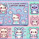 Cute Kawaii Animal Laptop Skins - Charming and Playful Laptop Skins for Personalizing Your Device with Adorable Animal Designs 5