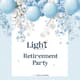 Light Blue Retirement Party Invitation - Elegant Celebration Invite for Memorable Retirement Events 4