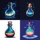 Magical Potion Bottle Pixel Icon - Vibrant Pixel Art Icons for Games, Apps, and Creative Avatars 5