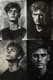 Strong Contrast Young Man Charcoal Portrait - Expressive Monochrome Portrait Art for Creative Projects and Personal Branding 5