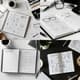 Student Suite Black & White Illustrated Planner - Minimalist Academic Organizer for Focused Study and Productivity 5