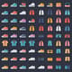 130+ Fashion Icons Editable CDR Set - Versatile PixelGlyph Lab Vector Icons for Designers and Marketers 5