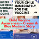 Child Vaccine Awareness Cream Blue Modern Story - VitalCore Studio Health & Wellness Template for Engaging Public Health Campaigns 1