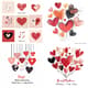 Heart Modern Illustration Valentine's Day Postcard - Contemporary Romantic Greeting for Personal and Business Use 5