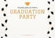 White Gold Black Minimalist Graduation Party Invitation - Elegant Modern Card Design for Memorable Celebrations 5