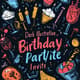 Dark Illustrative Birthday Party Invite - Creative and Engaging Digital Invitation for Memorable Celebrations 6