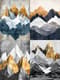 Abstract Mountain Range - Verdant Horizon Studio's Modern Abstract Landscape Art for Creative Spaces and Digital Decor 4
