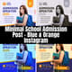 Minimal School Admission Post - Blue & Orange Instagram - Clean Educational Admission Template for Schools and Academics 6