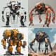 Titan Lifter Emergency Response Mech Concept - Futuristic Mechanical Design for Concept Artists and Sci-Fi Creators 4