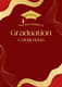 Gold Red Modern Graduation Invitation - Contemporary Elegance for Memorable Celebrations and Personal Milestones 6