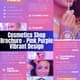Cosmetics Shop Brochure - Pink Purple Vibrant Design - Dynamic Marketing Template for Beauty Brands and Promotional Campaigns 1
